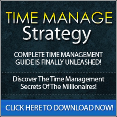 Product picture Time Management Strategy of Millionaires PLR
